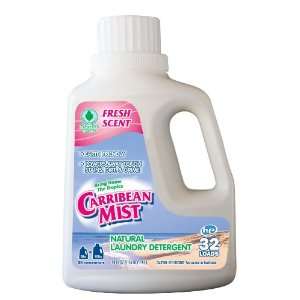 Carribean Mist   2X All Natural Laundry Detergent   Fresh Scent, 50 oz 