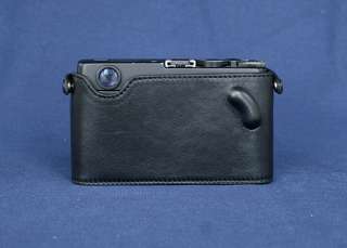 Zhou Black Leather Half Case for Hexar RF Leica M Mount  