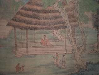 G948Chinese Scroll Painting of Landscape by Wang Meng  