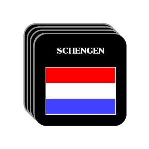  Luxembourg   SCHENGEN Set of 4 Mini Mousepad Coasters 