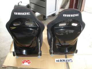 ONE PAIR (2) BRIDE GIAS LOW MAX BLACK RACING SEATS   