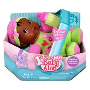 Hasbro Year 2009 Baby Alive 1st For Me Series Machine Washable 10 Inch 