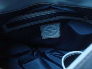 NWOT Authentic Lancel Zephir Leather Shoulder Bag Blue  