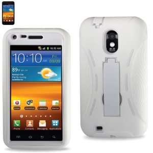  Samsung Galaxy S II Epic 4G Touch White Combo Silicone 