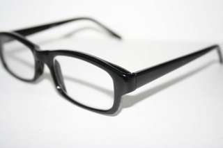 Nerd Clear Lense Glasses Graphic Geek Shades 4 Men Black Retro Frame 