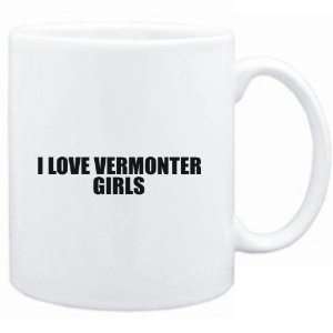  Mug White  I LOVE Vermonter GIRLS  Usa States Sports 