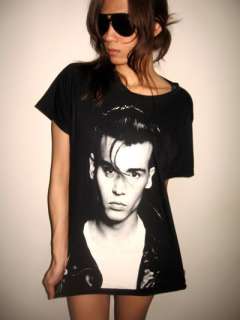 Johnny Depp Movie Star Icon Rock T Shirt L  