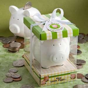   Unique Favors, This Little Piggy ceramic bank