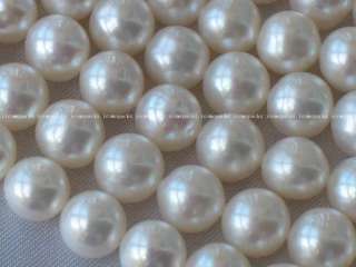 15.5 AA+ natural white 8.5mm round freshwater pearl  