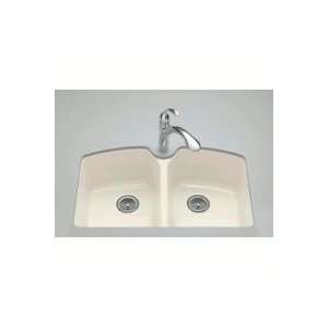  Kohler K 6491 3U Tanager U/C Kitchen Sink, Almond