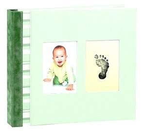   Babyprints Baby Book (Green) by Pearhead