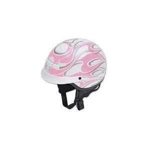  NEW Z1R NOMAD HELMET, PINK/GHOST FLAMES, LARGE Automotive
