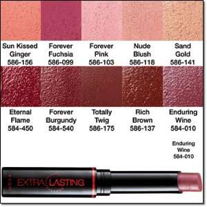  Avon Extra Lasting Lipstick SPF 15   Forever Pink Beauty