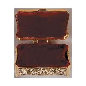 Tanday #5051 Engravable Silver Plated Rectangular Victorian Jewelry 