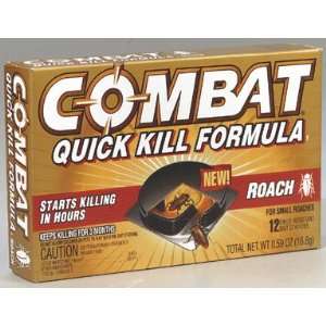   12Ct Combat Roach Bait 51910 Roach Bait & Trap Patio, Lawn & Garden