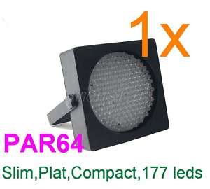 PAR Slim 64 RGB 177 LED Stage DJ Disco Light DMX 10ch  