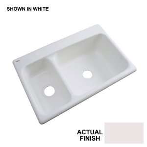   Double Basin Acrylic Topmount Kitchen Sink 52408