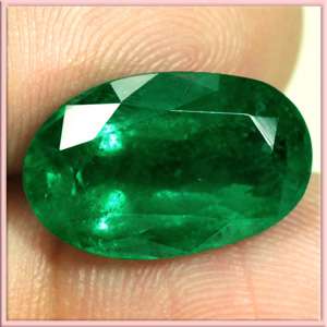 23 ct. Zambian Emerald Top Green Color AAA Quality.  