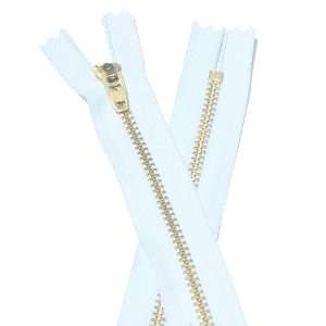  5 YKK Pants Brass Zipper #4.5   542 Candy Blue (3 Zippers 