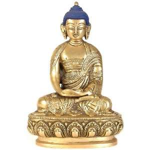  Buddha in Meditation   Brass Sculpture