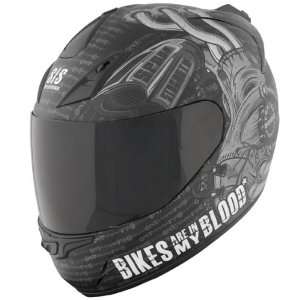   Strength SS1000 Bikes Are In My Blood Helmet   Black (Small 87 5616