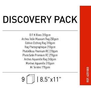  Canson Discovery Pack US Inkjet Paper, 260gsm, 8.5x11, 12 