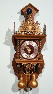 Antique Dutch Zaandam Zaanse wall clock  
