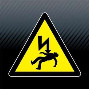  Danger High Voltage Electrical Hazard Warning Sign Sticker 
