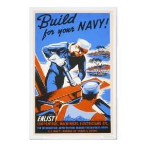  Build for your Navy Posters