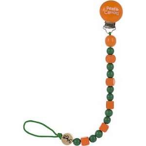  Pacifier Clip by Bink Link Peas and Carrots Baby