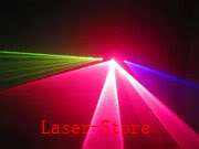 HOT 370mW RGB 4 Tunnel Beam Laser Light Stage DJ Party  