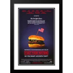 Fast Food Nation 20x26 Framed and Double Matted Movie Poster   Style A