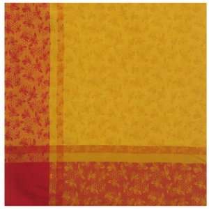   Orange and Yellow Honeybee Tablecloth 60x60 Inches