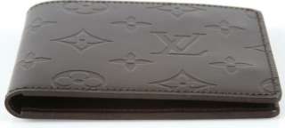 Louis Vuitton Brown Monogram Glace Wallet, Rare  