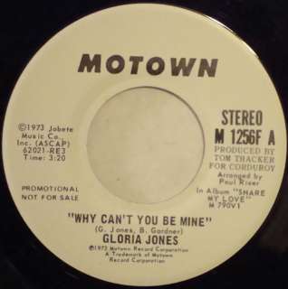   Cant You Be MIne / Baby Doncha1973 MOTOWN R&B PROMO 45 1256  