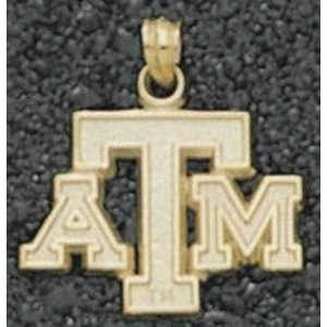  Texas A&M Aggies Solid 14K Gold ATM 5/8 14K Pendant 