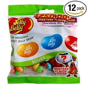Jelly Belly Sours Flavors Assorted Jelly Beans, 3.5 Ounce Bags (Pack 