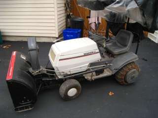 16HP White (MTD) 40 Two Stage Tractor Snowblower w/New Battery WORKS 