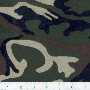  68 Wide Jersey Knit Fabric Forest Camo By The Yard Arts 