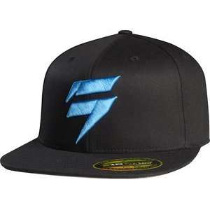  SHIFT CASUALS BARBOLT 210 FITTED HAT BLACK/BLUE SM/MD 6 7 