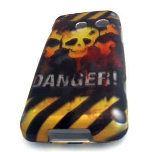  MN 510 UN 510 Danger Skull Design HARD Rubberized Feel 