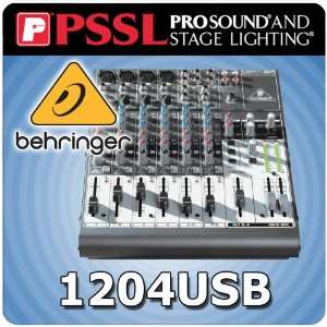  Behringer 1204USB Xenyx 12 Ch USB PA & Rec Mixer PA or 