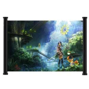  Xenoblade Chronicles Game Fabric Wall Scroll Poster (28 