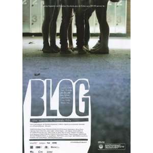  Blog (2010) 27 x 40 Movie Poster Spanish Style A