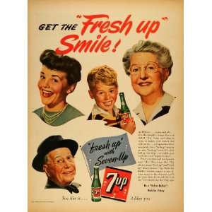  1944 Ad Seven Up Co 7 Up Logo Soda Lemon Flavored Drink 