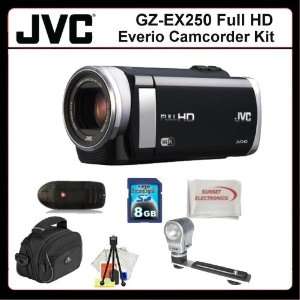  GZ EX250 Full HD Everio Camcorder Kit Includes JVC GZ EX250 Full HD 