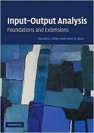 Input Output Analysis Foundations and Extensions, (0521739020 