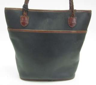 BRIGHTON Black Brown Tote Shopper Shoulder Handbag  