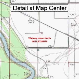  USGS Topographic Quadrangle Map   Whitney Island North 