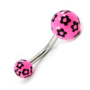 Body piercing Vahiné fuchsia.